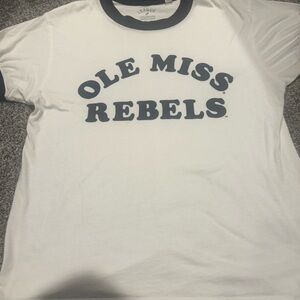 League White and Black Ringer T-Shirt